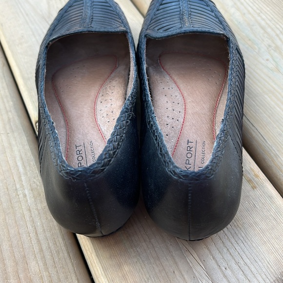 Leather Rockport Cobb Hill Collection black loafers - Picture 3 of 7